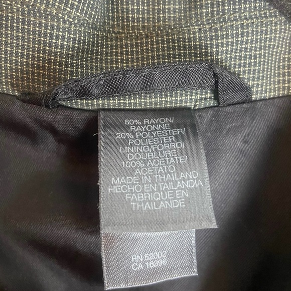 NWT Crazy Horse  Claiborne Company Men's Suite Coat Jacket Rayon Blend Size 40R - Picture 4 of 9